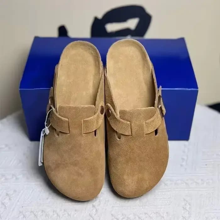 Nouvelles sandales en cuir Y2K 2026 pour hommes et femmes – Chaussures de plage rétro décontractées