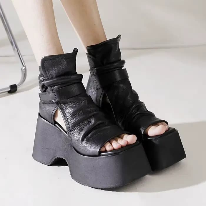 Sandales compensées à plateforme pour femme – Nouvelle collection été 2026 – Tendance