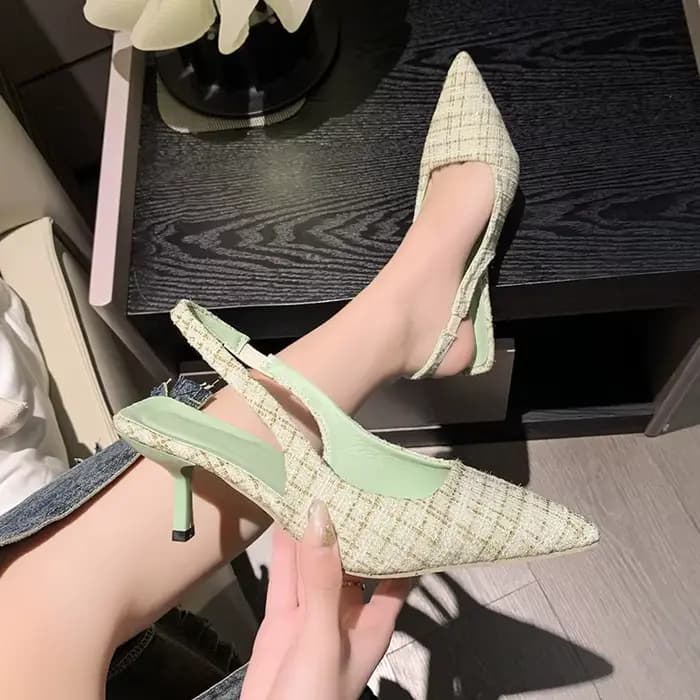 Escarpins Slingbacks de créateur à talons hauts pour femme