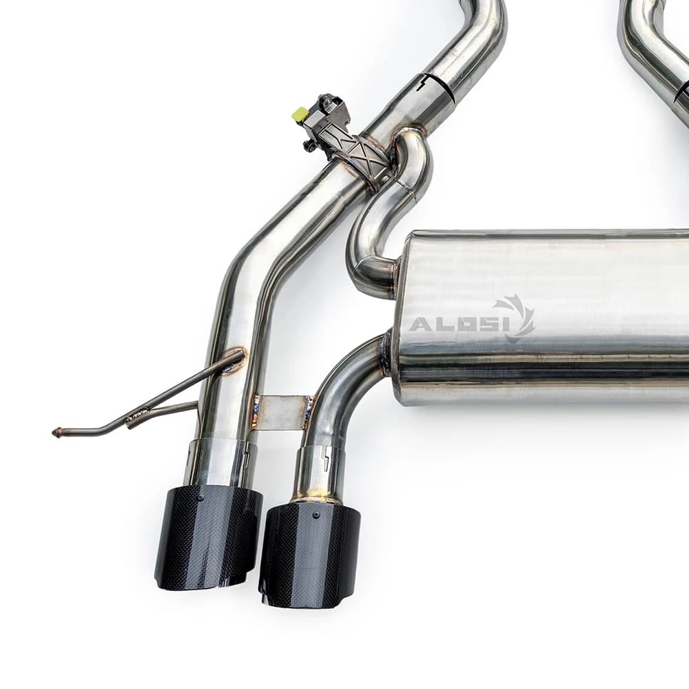 Pour BMW M3/M4 G80/G82 3.0T 2019-2023 section arrière avec valve d'échappement M2 M2C G87 3.0T 2021-