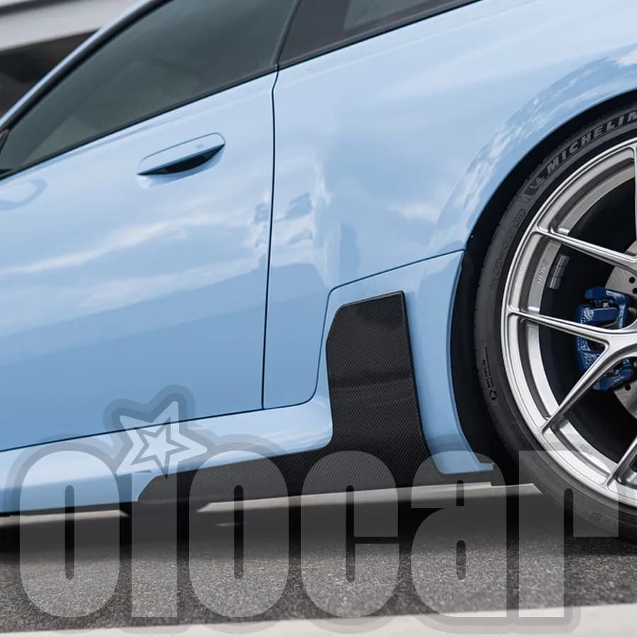 oiomotors MP Style jupes latérales en Fiber de carbone sèche Winglet pour BMW G87 M2