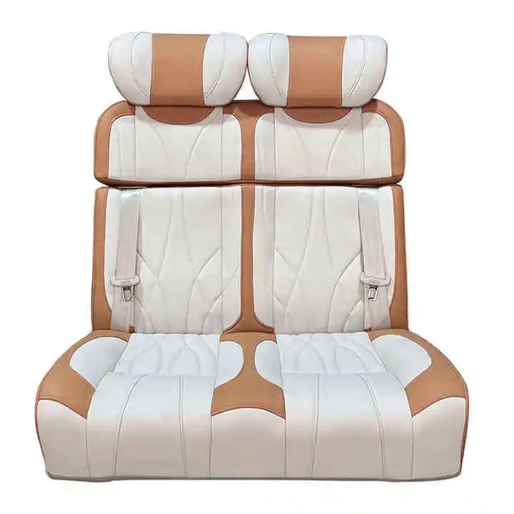 Siège-lit de luxe en cuir pour camping-car avec design confortable pour VR