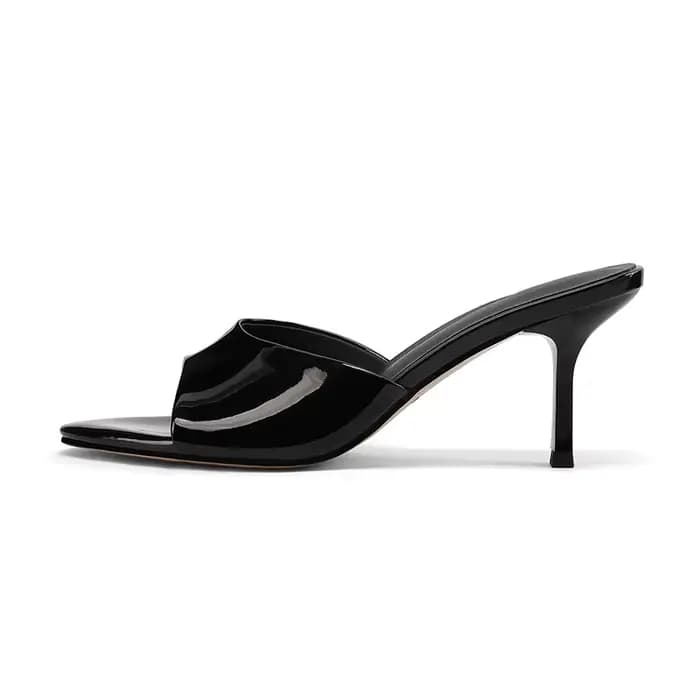 SmallHut Nouvelle Tendance 2026 – Mules d'été en cuir véritable pour femme, sexy, couleur abricot, r