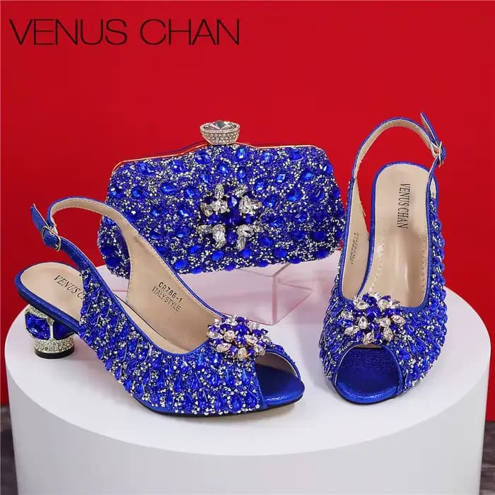 Sandales de mariage argentées pour femmes, plate-forme de mariée, talons ronds, conception de perceu