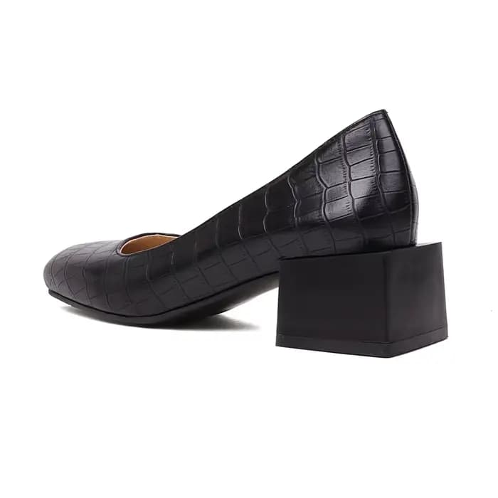 Chaussures à Talons Bas Carrés pour Femme, Escarpin Court, Élégant, Rouge, Jaune, Vert, Grande Taill