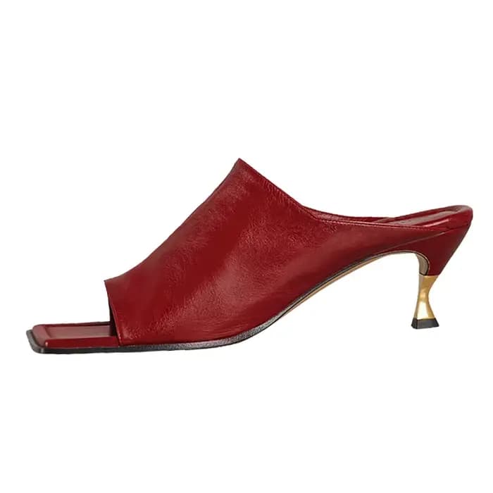 XGRAVITY – sandales de soirée à bout carré pour femmes, chaussures d'été Sexy et Vintage de qualité