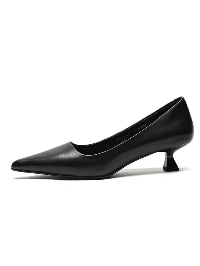 Escarpins pointus en cuir fendu pour femmes, escarpins sexy pour dames, talons fins, chaussures de s