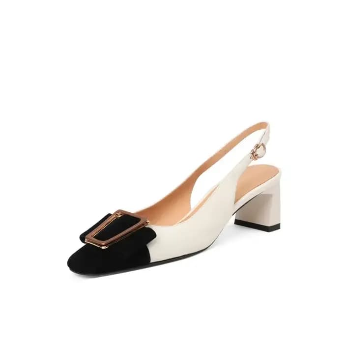 Blapunka-Escarpins en Cuir group Naturel pour Femme, Chaussures à Talons Hauts, Nministériels d en M
