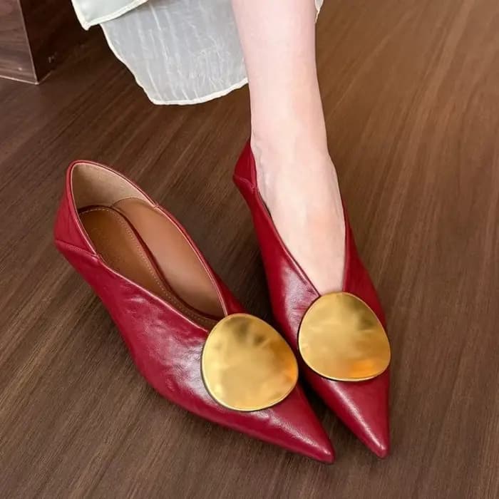 Escarpins De luxe à talons hauts pour femmes, chaussures De soirée élégantes à bout pointu, talons D
