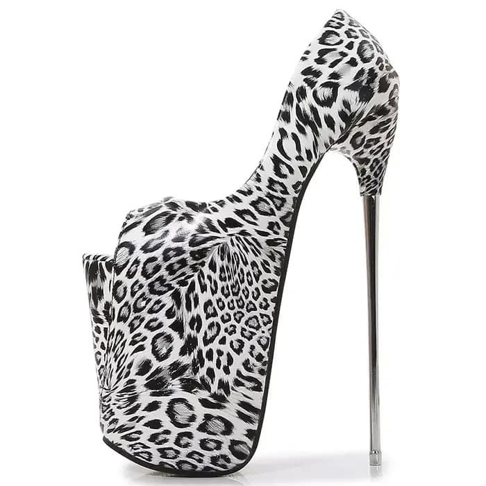 Crossdresser-Chaussures à Bouche Peu Profonde pour Femme, Escarpins Cosplay à Talons Fins de 19cm, T