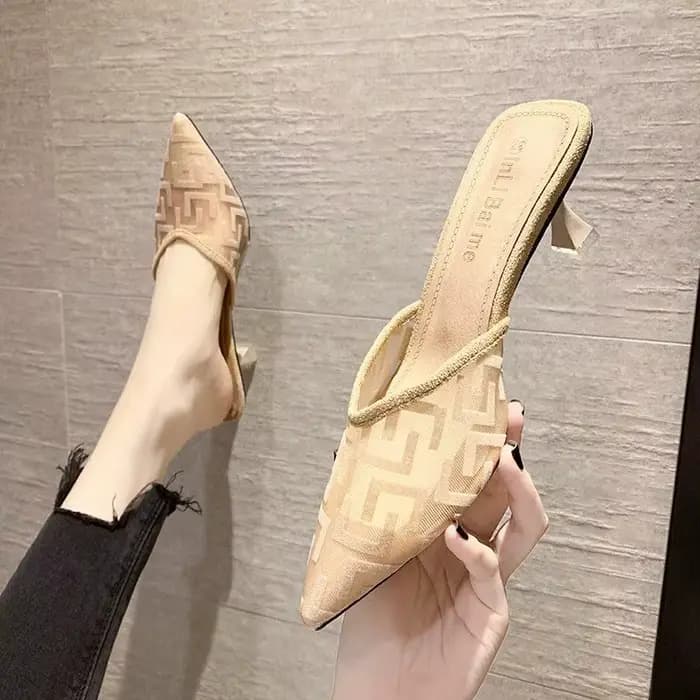 Mules pour femmes chaussures concepteur confortable été nouveau 2025 avec jeune en vente miroir luxe