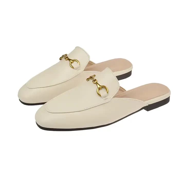 Mules d'été pour femmes avec boucle mors de cheval, style Ins 2026, polyvalentes et tendance pour l'