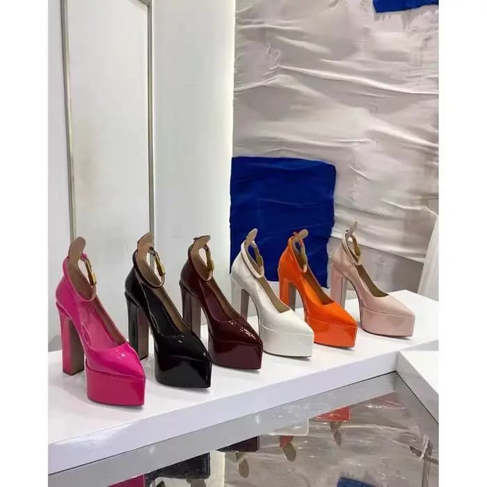 Mary Jane - Chaussures pour femmes, chaussures plateforme imperméables, talons très épais, peu profondes, à fentes, neuves
