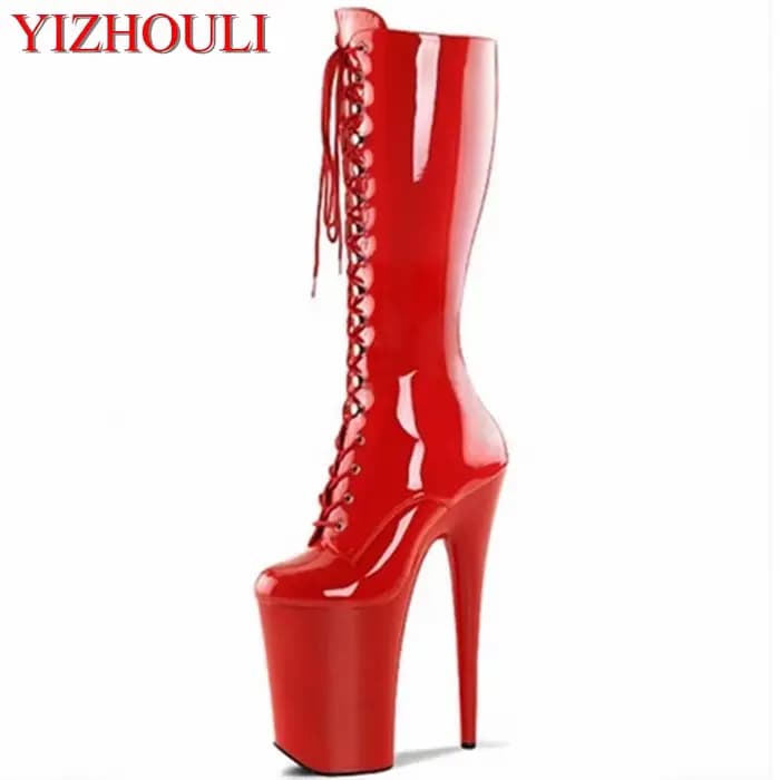 Bottes à talons hauts de 8 pouces pour femmes