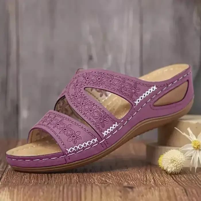 Sandales orthopédiques à talons compensés pour femmes