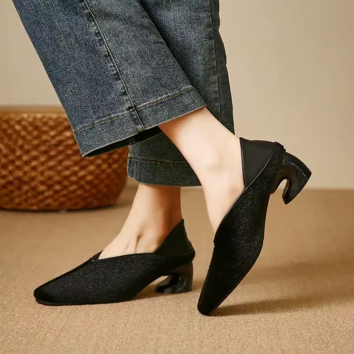 Escarpins à bout pointu léopard pour femmes, chaussures décontractées, designer peu profond, luxe, nouvelle mode, 2024