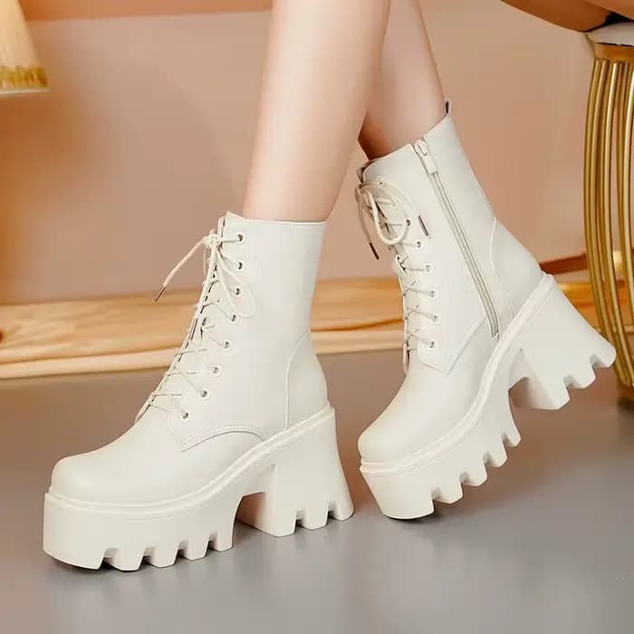 AIYUQI – bottines à plateforme et talons hauts pour femme