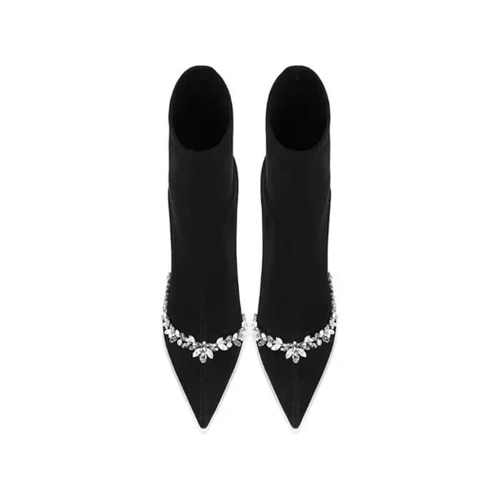Talons hauts en cuir véritable pour femmes