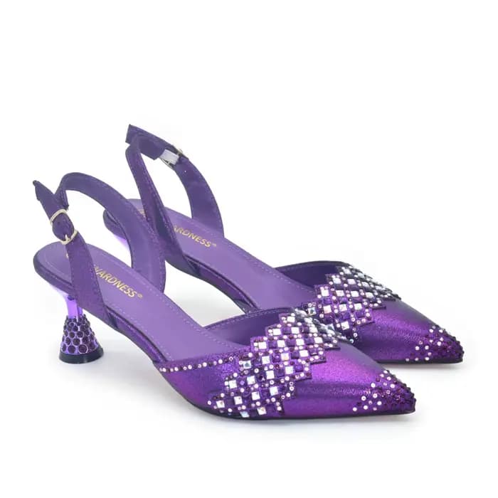 Ensemble de chaussures et sacs violets pour femmes