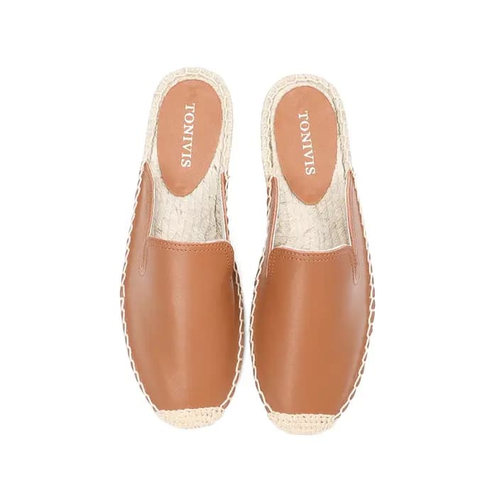 Espadrilles en cuir véritable