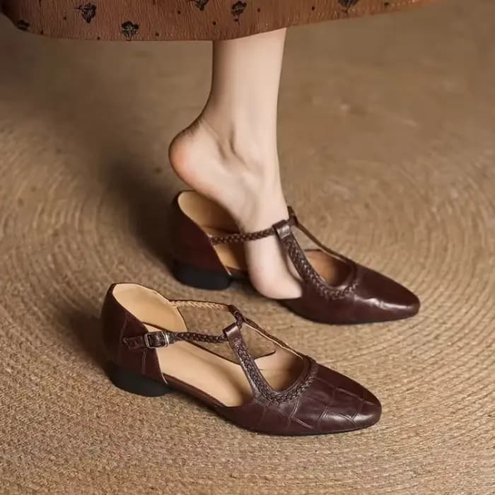 Sandales polyvalentes à talon épais pour femmes
