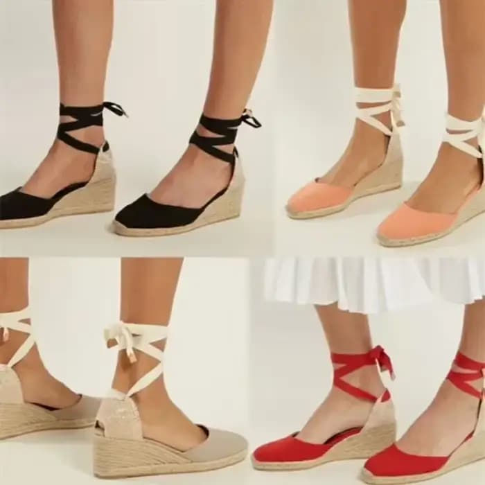 Sandales compensées confortables pour femmes