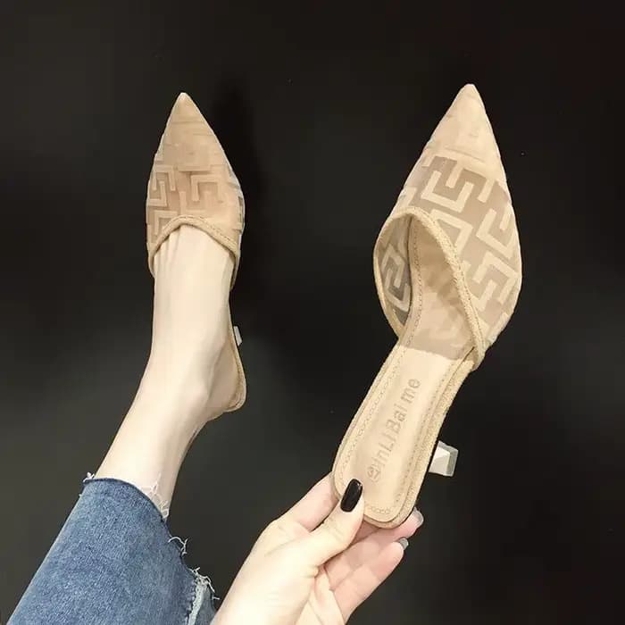 Mules pour femmes chaussures concepteur confortable été nouveau 2025 avec jeune en vente miroir luxe pantoufles élégantes mode sandales femme