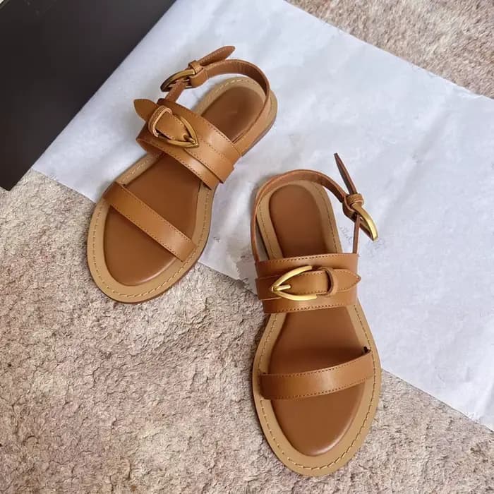 Sandales d'été 2026 pour femmes, nouvelle mode, sandales rétro en cuir de vachette faites à la main, chaussures plates en cuir véritable, Sandalias Femininas