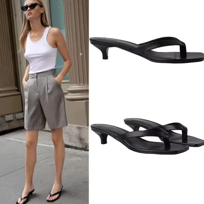 Élégantes Sandales à Talon Chat pour Femmes 2026 Nouvelle Mode Extérieure Confortables en Cuir pour Dames