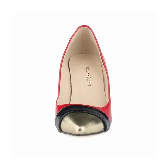 Femmes pompes mode Sexy or bout pointu talons hauts classique robe de soirée
