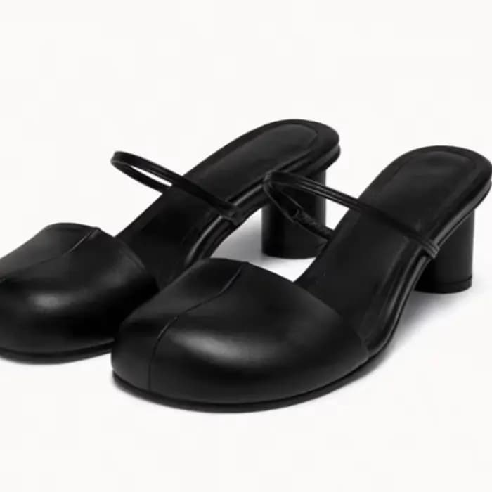 Mules d'été à bout couvert pour femmes