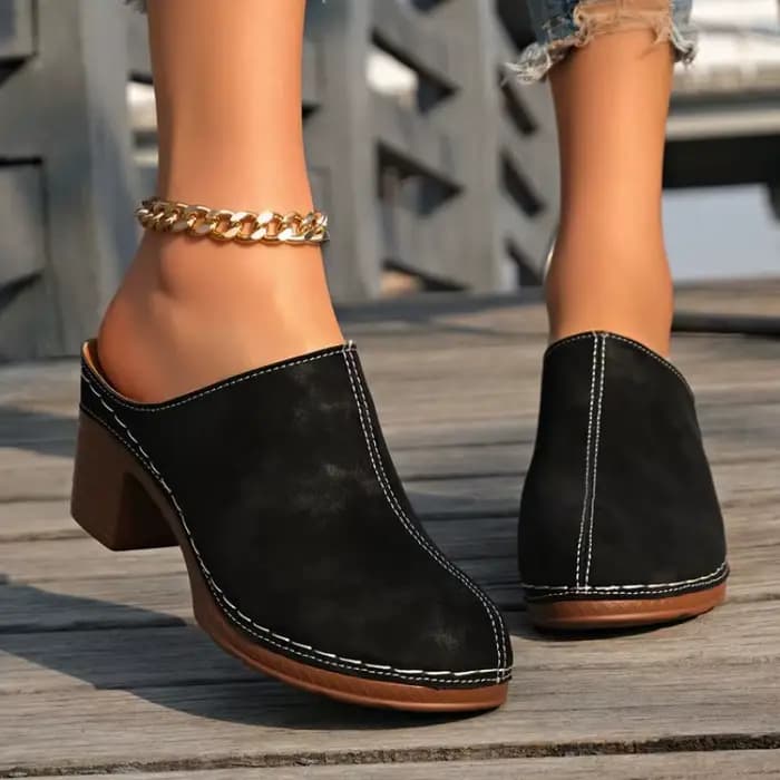 Nouvelles Sandales Compensées Vintage à Bout Fermé pour Femmes 2026 – Chaussures de Créateur à Plateforme Tendance Été