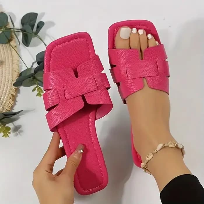 Sandales glissantes chics pour femmes