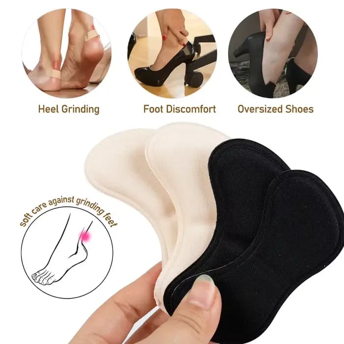 Semelles intérieures pour talons, Patch Anti-douleur, coussinets Anti-usure, soins des pieds, protection du talon, autocollant adhésif arrière, insertion de chaussures