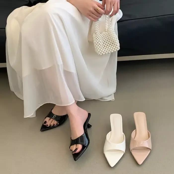 Sandales à talons hauts à bout pointu pour femmes