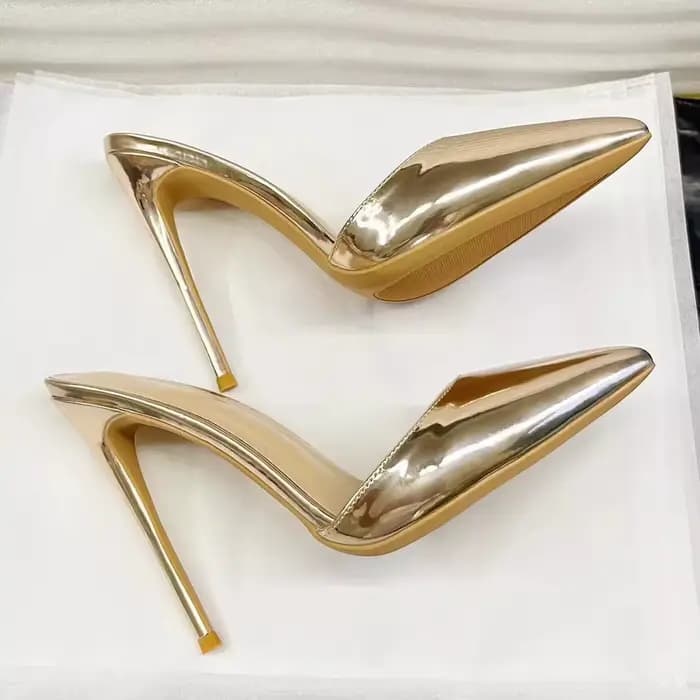 Mules à talons hauts de 8/10/12 cm à bout pointu pour femmes avec un style distinctif