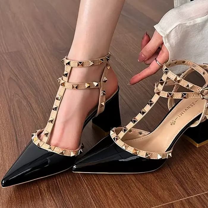 Femmes talons hauts mode confortable boucle sandales