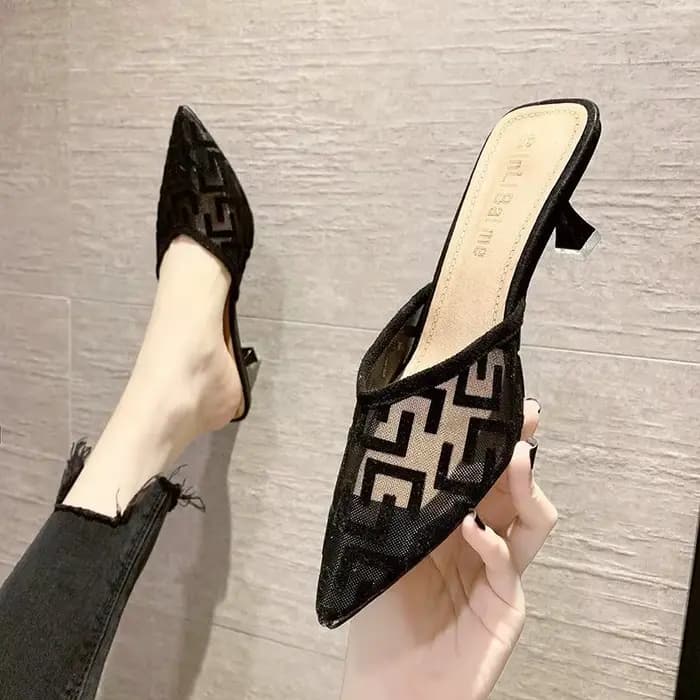Mules pour femmes chaussures concepteur confortable été nouveau 2025 avec jeune en vente miroir luxe pantoufles élégantes mode sandales femme
