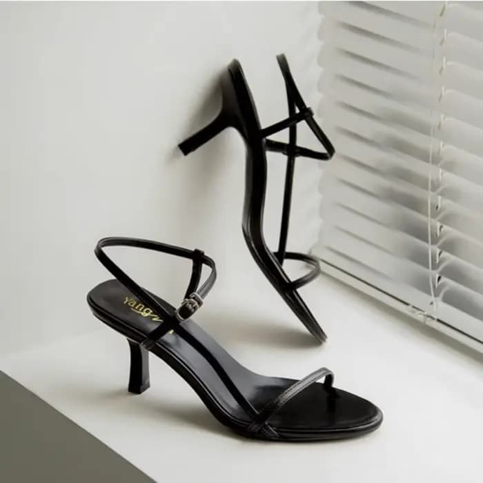 Sandales pour femmes 2026 – Nouveauté été – Talons fins polyvalents à boucle unique et bout ouvert