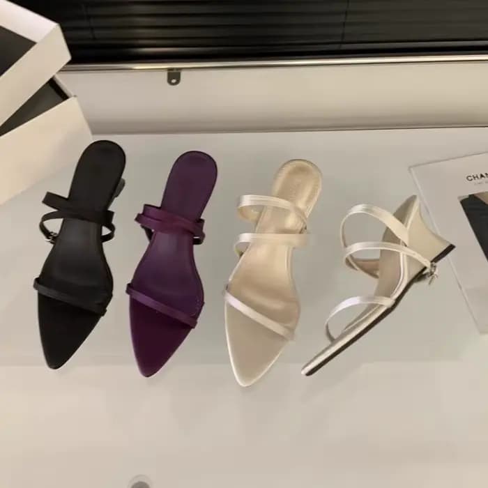 SUOJIALUN Nouvelle Collection Été 2026 Sandales Femme Tendance à Bride Fine