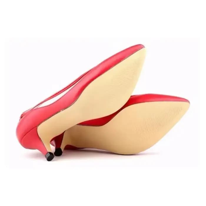 Escarpins sexy en PVC transparent pour femmes