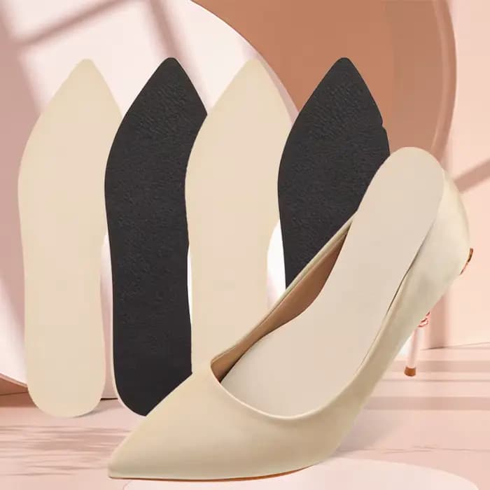 Semelle intérieure en cuir pour chaussures sandales talons hauts demi-coussinets insérer antidérapant femmes Ultra-mince absorbant la sueur respirant peut être collé