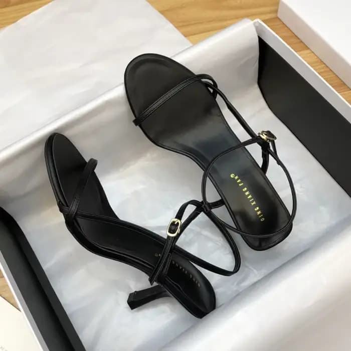 Sandales pour femmes 2026 – Nouveauté été – Talons fins polyvalents à boucle unique et bout ouvert