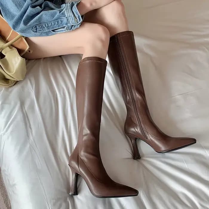 Femmes bottes talons hauts