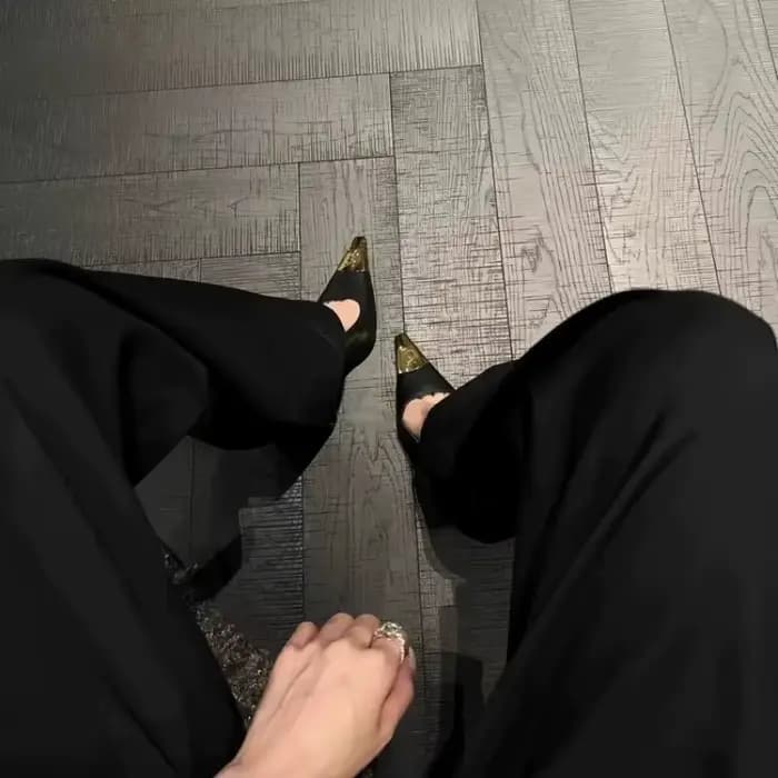 Nouvelles Chaussures Simples à Talons Aiguilles pour Femmes