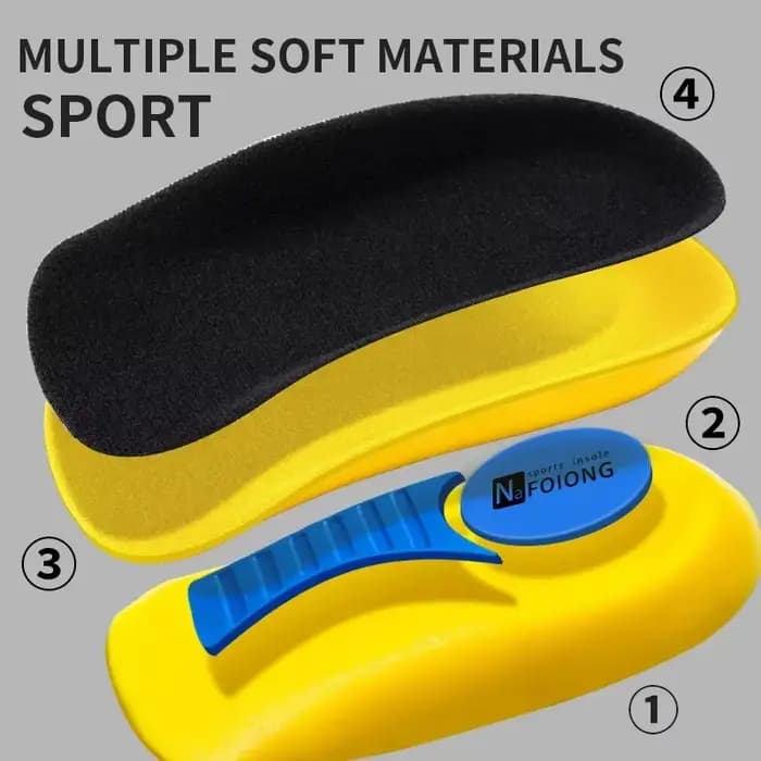 Demi-semelles orthopédiques pour hommes et femmes, pour le soulagement des douleurs au talon et des épines calcanéennes, avec coussinets de massage pour les pieds, en latex souple, pour chaussures de