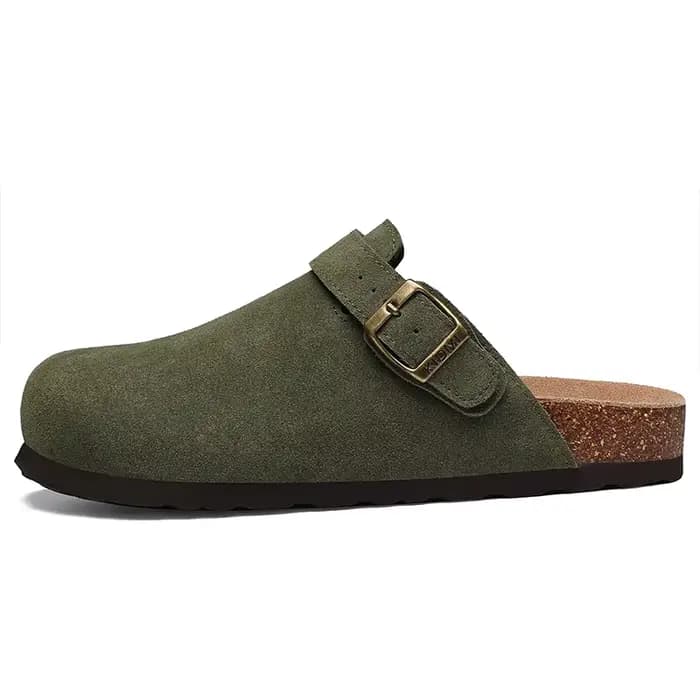 Kidmi – chaussures de pommes de terre en daim de vache pour femmes