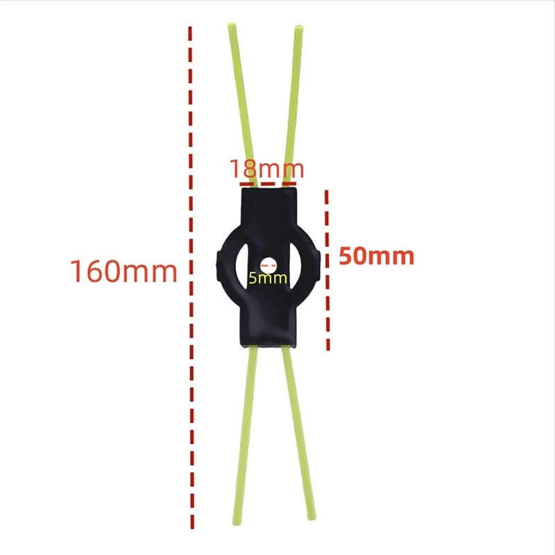 Tête de tondeuse à corde de coupe, accessoires généraux, brosse de désherbage, élimine le mousse, sa