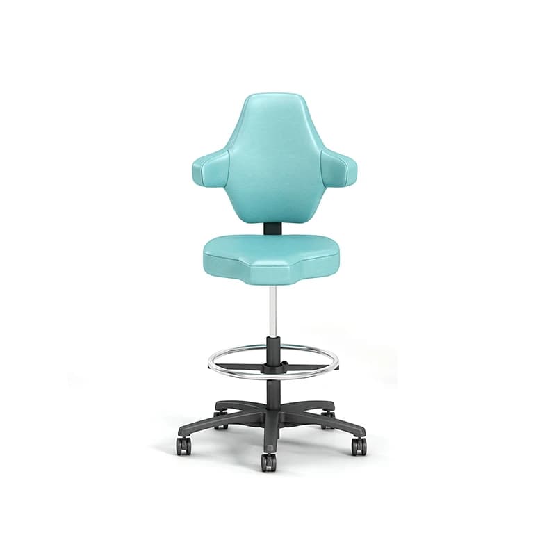 Chaise ergonomique avec dossier réglable pour tabourets