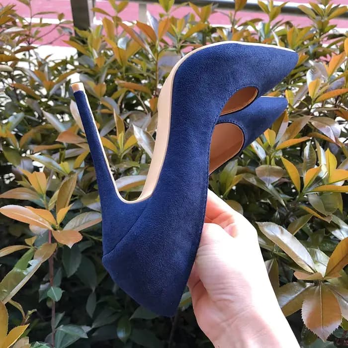 Veowalk-Escarpins à Talons Hauts en Daim Synthétique pour Femme